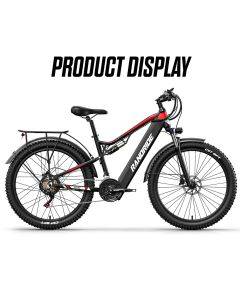 RANDRIDE YG90B Electric Bike 1000W Motor 45km/h Max Speed 48V17Ah Removable battery 80-90KM Max Range 27.5*2.4'' CST Tires 120km