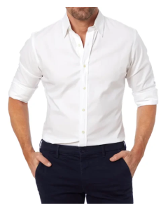Oxford Stretch Zip Shirt
