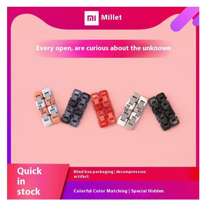 Xiaomi colorful fingertip building blocks stress relief device