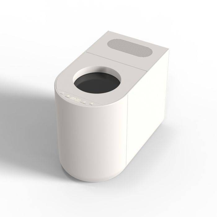 BEECO HQD-450 intelligens elektromos konyhai komposztáló, mesterséges intelligencia vezérlés, aktív szén szagszűrés, automatikus tisztítás, 4,5 literes űrtartalom, több üzemmódú élelmiszer-hulladék-újrahasznosító