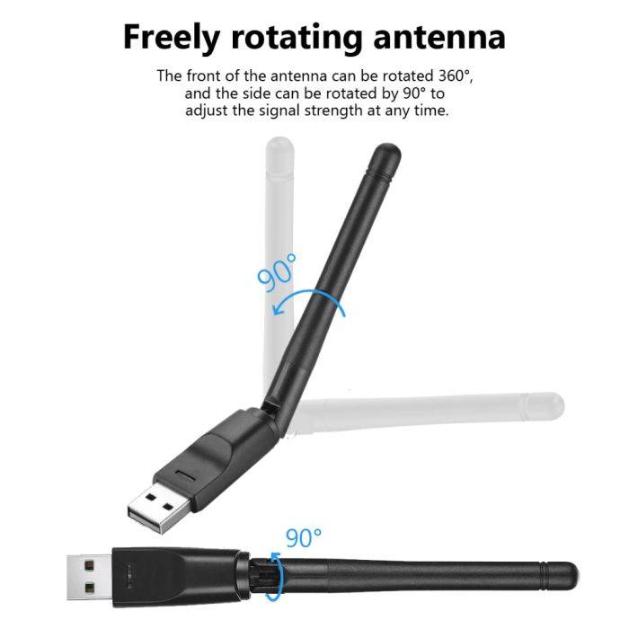 150Mbps MT7601 Wireless Network Card Mini USB WiFi Adapter LAN Wi
