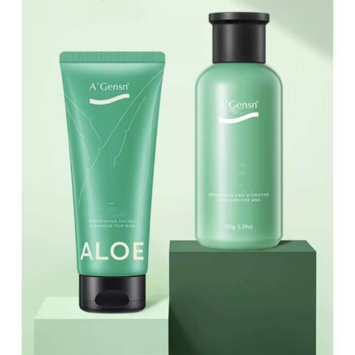A'Gensn Pure Aloe Vera Essence Water Moisturizing Moisturizing Wet Pack  Water Oil Balance Oil Control
