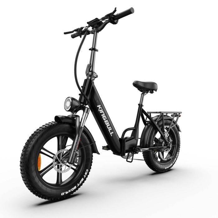 Kingbull Literider 2.0 elektromos kerékpár 48V 13.5Ah akkumulátor 500W motor Ajánlott végsebesség 25KM/H 20x4.0 hüvelykes vastag gumiabroncsok 80-90KM Max. futásteljesítmény 180KG Max. terhelés Hidraulikus tárcsafék Összecsukható elektromos kerékpár