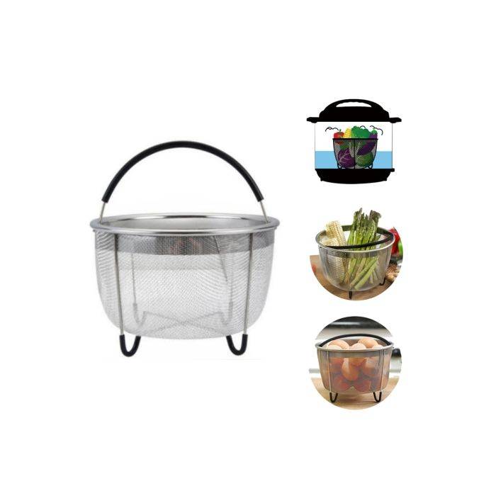 6QT 304 Stainless Steel Steamer Basket Instant Pot Accessories