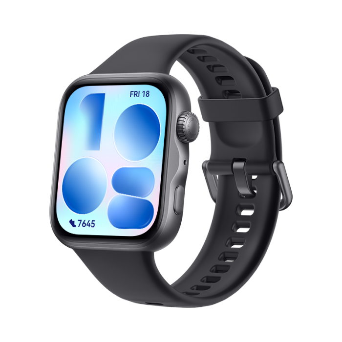 Globális verziójú HUAWEI Watch FIT 5 okosóra, iOS és Android kompatibilis, 10 napos akkumulátor-üzemidővel, pulzusmérővel, alvásmonitorral és GPS-szel.
