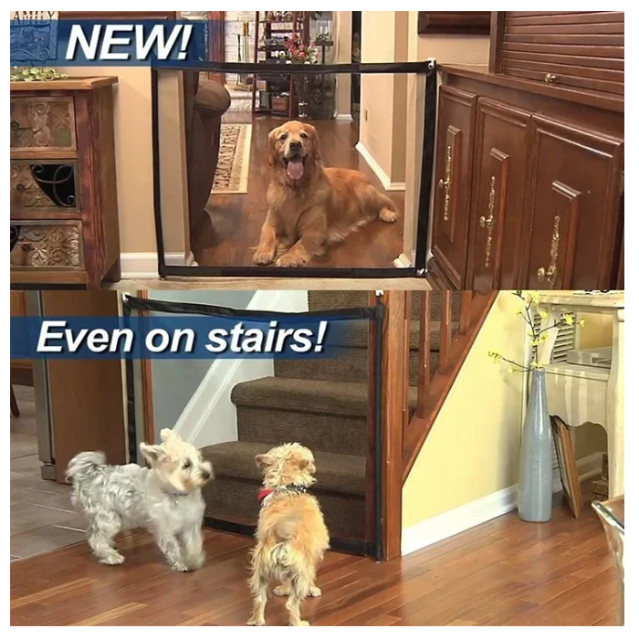 Portable Kids Pets Safety Door Guard
