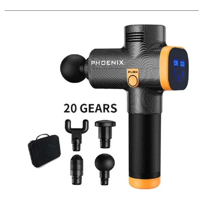 Phoenix A2 Massage Gun Muscle Relaxation Deep Tissue Massager Dynamic  Therapy Vibrator Shaping Pain Relief Back Foot Massager