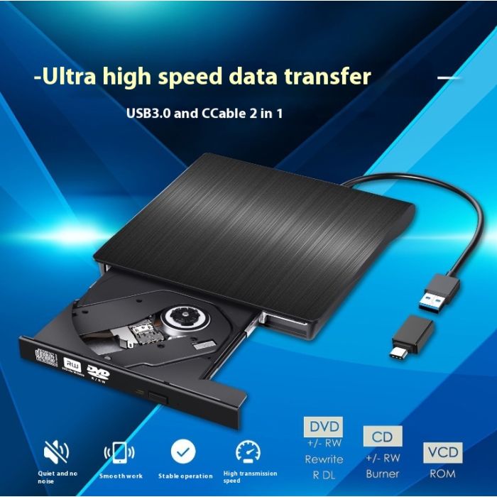 USB3.0 external optical drive external mobile note burner DVD burner type c external driver