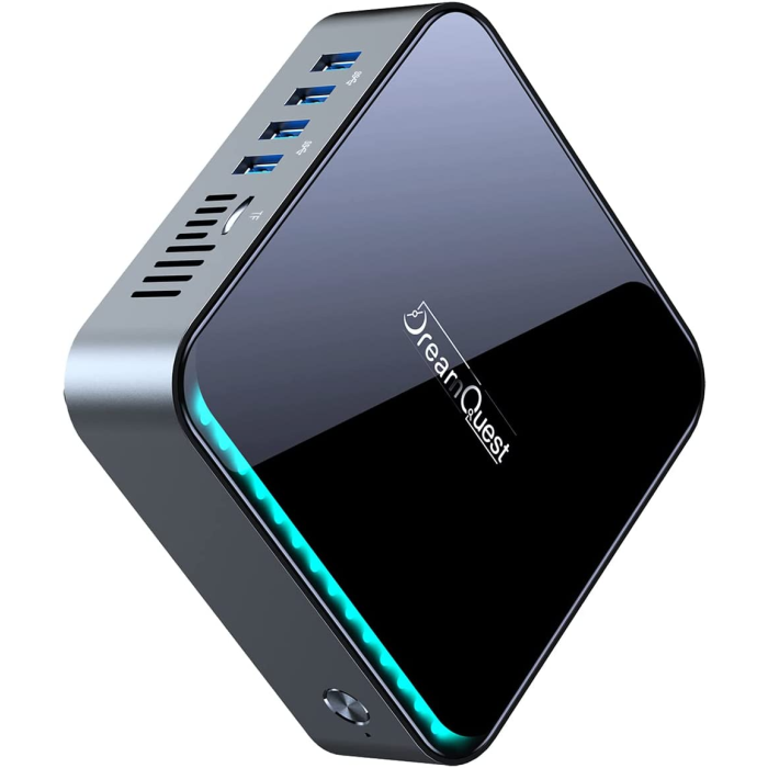 DreamQuest Mini PC Intel J4125 8G/128G, Upgraded Quiet-Version Win