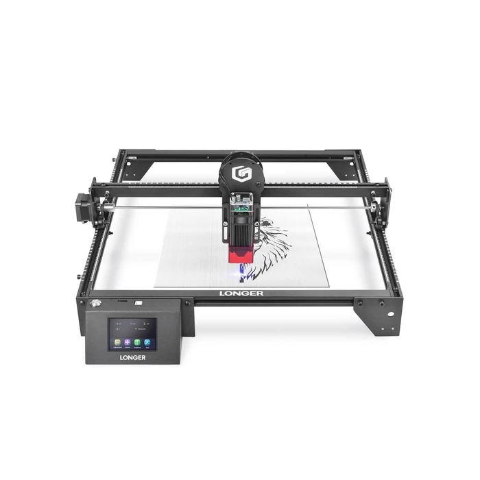 LONGER RAY5 5W  laser engraver, 3.5 inch touch screen, offline carving, ultra fine focused laser, 32 bit chipset, upgradeable laser module, compatible with Windows/MAC/Linux system 【EU Stock – Ships Immediately & Get $30 OFF】
