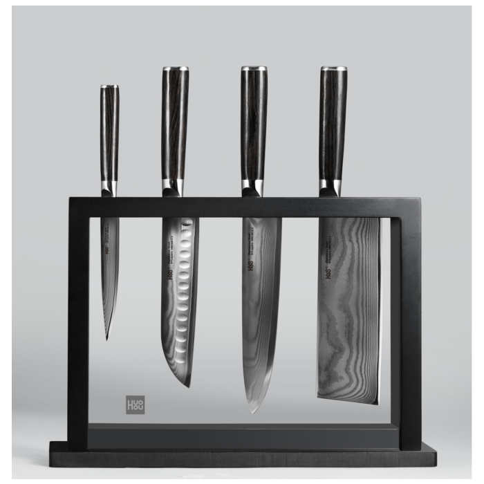 HUOHOU Tűzálló Damaszkuszi Késkészlet 5 Darab