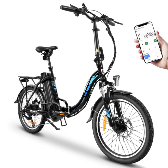 Buy KAISDA K7 Folding Electric Moped Bike - Pogo Cycles