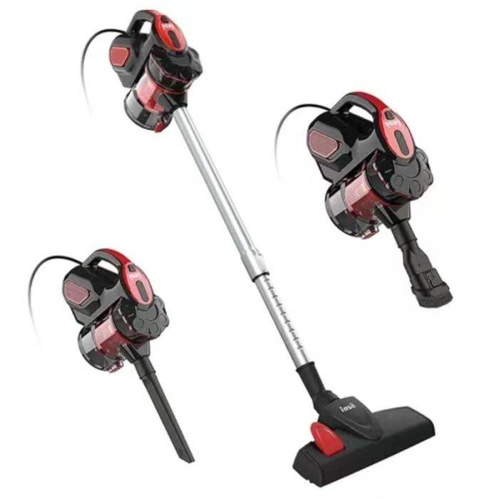 INSE I5 Corded Handheld Vacuum Cleaner 18Kpa Suction 600W Motor 1L Dust Cup for Wood Floor, Carpet, Stair, Curtain, Car, Furniture - Red 【EU Fast Delivery & Save $10 Off with Exclusive Code】