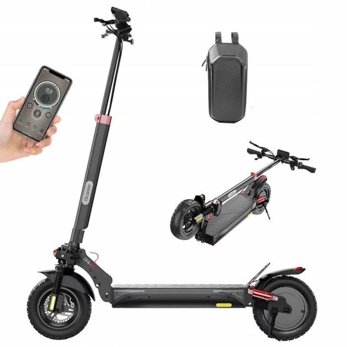 iScooter iX4 Off Road Electric Scooter with APP Control|10 inch Tire 800W Motor 45km/h Max Speed 48V 15Ah Battery upto 45km Range Region A【EU Stock – Ships Immediately & $20 Off with Exclusive Code】
