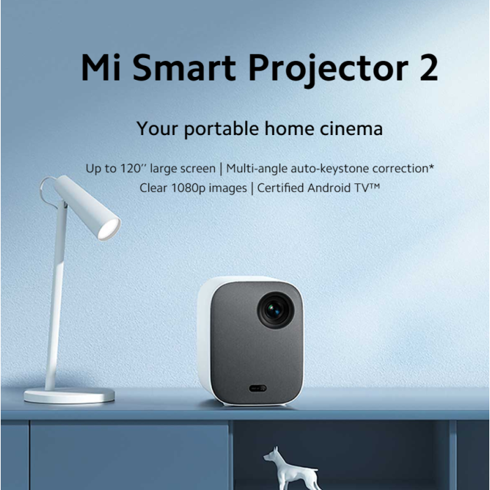 【新品未使用未開封】Xiaomi Mi Smart Projector 2 New Global Version Xiaomi Mi Smart Projector 2 Netflix Home