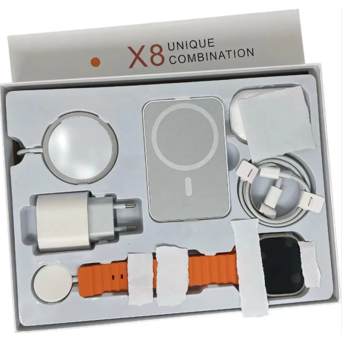 x8 unique combination ultra Smart watch + Power Bank Pack +