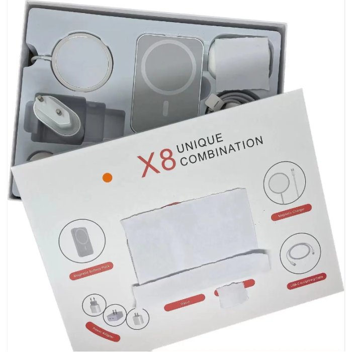 x8 unique combination ultra Smart watch + Power Bank Pack +