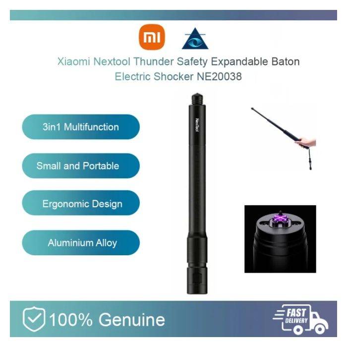 Xiaomi Nextool Thunder Safety Expandable Baton Electric Shocker