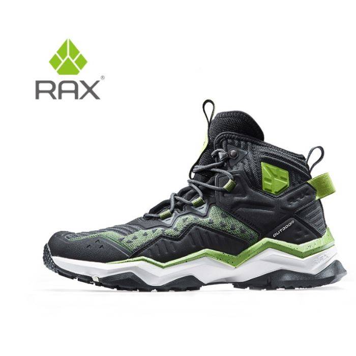 Rax hiking shoes, men's waterproof shoes, high-top non-slip hiking shoes, women's warm hiking boots, lightweight travel outdoor shoes