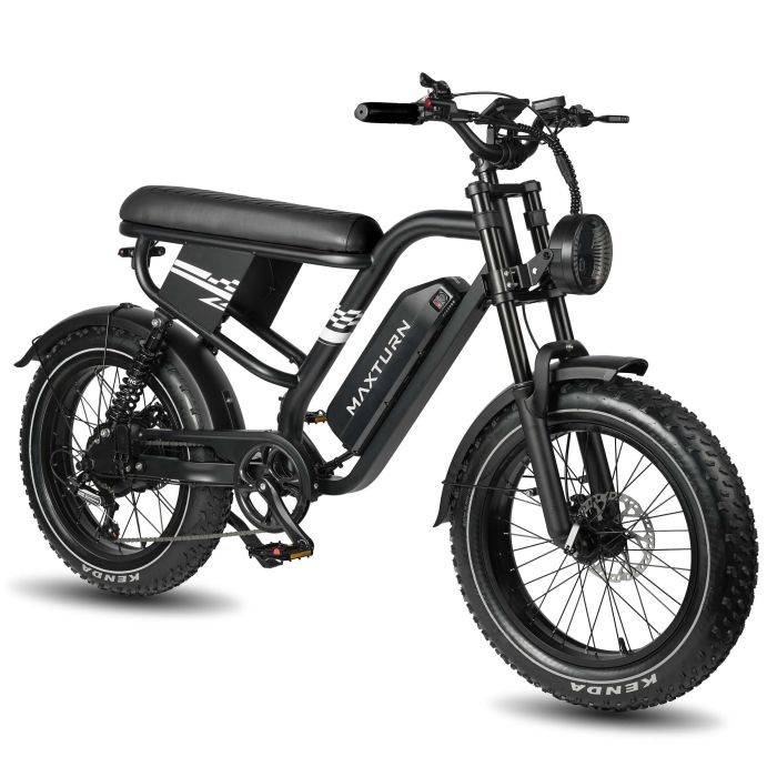 MAXTURN MX10 Felnőtt Elektromos Kerékpár 500 W-os Motorral 25 Km/h Sebesség 80 Km Hatótávolság 48 V/13,5 Ah Akkumulátorral 20×4 hüvelykes Gumiabroncsokkal E-kerékpár