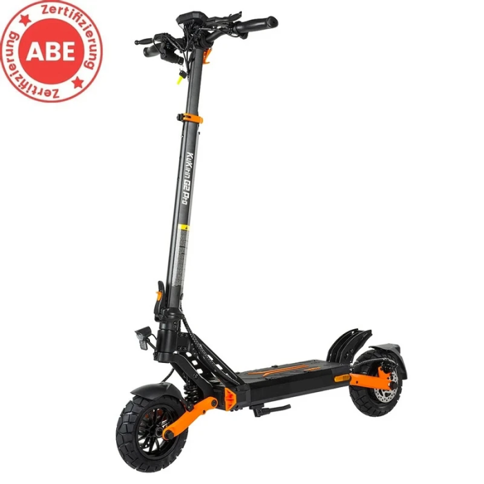 Kukirin G2 Pro ABE Felnőtt Terepjáró Elektromos Roller 500W Motor 48V 15.6Ah Akkumulátor 9 hüvelykes Gumiabroncsok Összecsukható Elektromos Roller