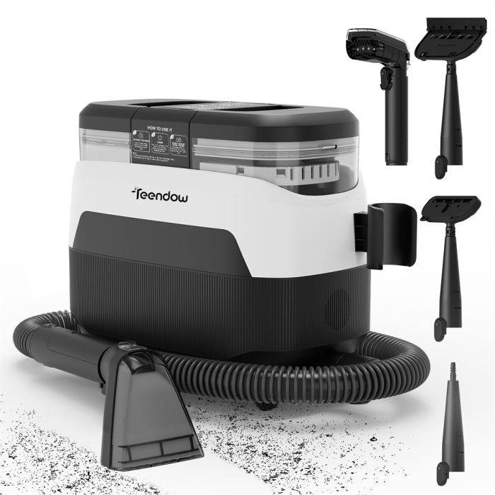 [EU Direct]Teendow C6 MAX Portable Carpet Cleaner Vacuums 1650W 12Kpa Multipurpose High Temperature Steam Carpet Cleaner With Dual Water Tank Spot Cleaner【2025 NEW & Extra $30 Off with Code】