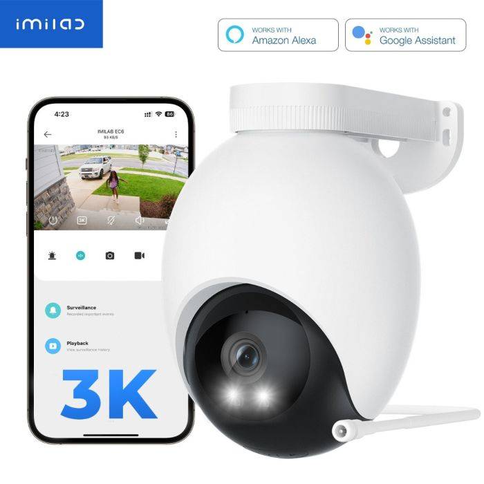 IMLAB EC6 Outdoor Security Camera (Dual Camera) Global VersionI【Save Now: $20 Off with Exclusive Code】

