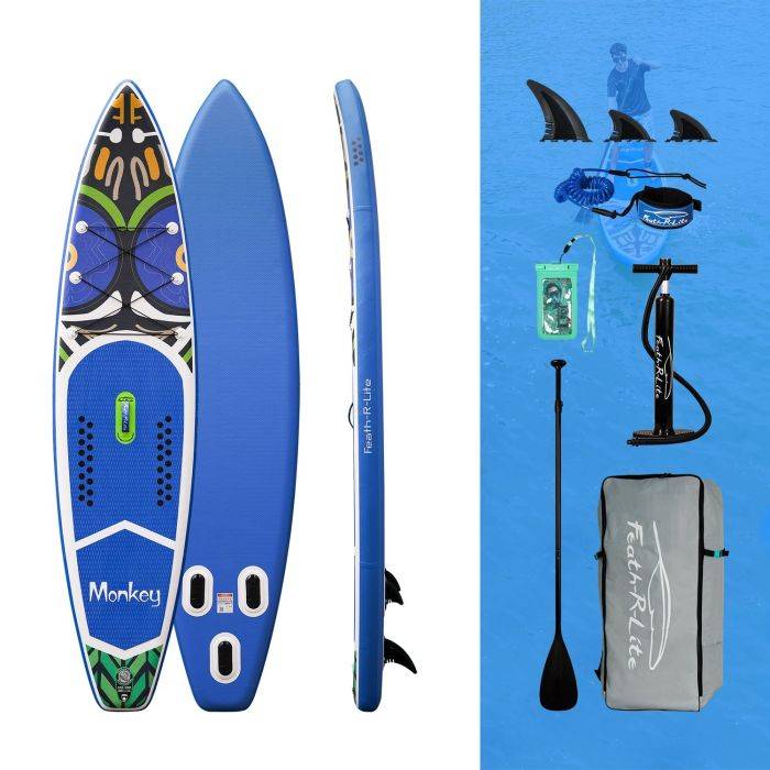 [EU Direct] FunWater Sup Board Inflatable Surfboard Stand Up Paddle Board 335 x 83 x 15 cm Complete Inflatable Sup Paddle Board Accessories 【EU Stock – Ships Immediately & Extra $30 Off with Exclusive Code 】