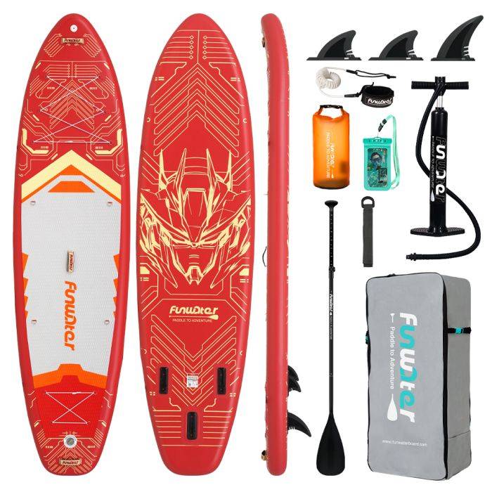 Funwater SUPFW50A/B/C Inflatable Stand Up Paddle Board 350*90*15cm