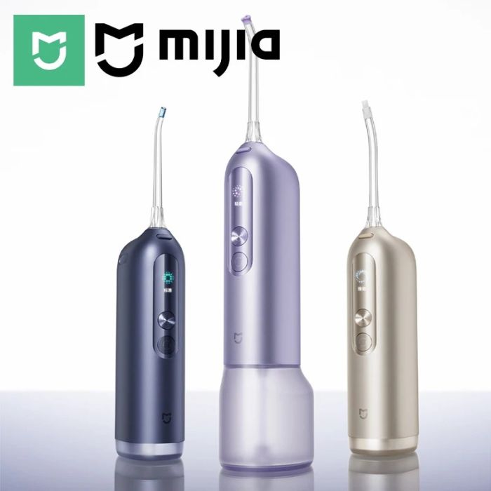 CN verzió MIJIA Smart Oral Flosser Pro, beépített víztartály, IPX8, intelligens nagyméretű színes kijelző, könnyű és hordozható