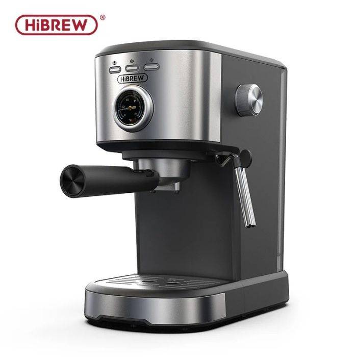 HiBREW 2 in 1 Portable Coffee Machine Hot/Cold Water Manual Espresso Maker For Capsule & Ground Hand Press Brewer H4D 【Save Now: $10 Off with Exclusive Code】