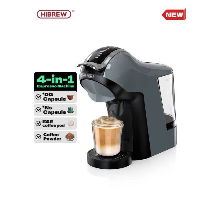 HiBREW H3C Coffee Machine – 3-in-1 Capsule Freedom with 7-Level Temperature Control 【2025 New Arrival & Get Discount : $20 Off】