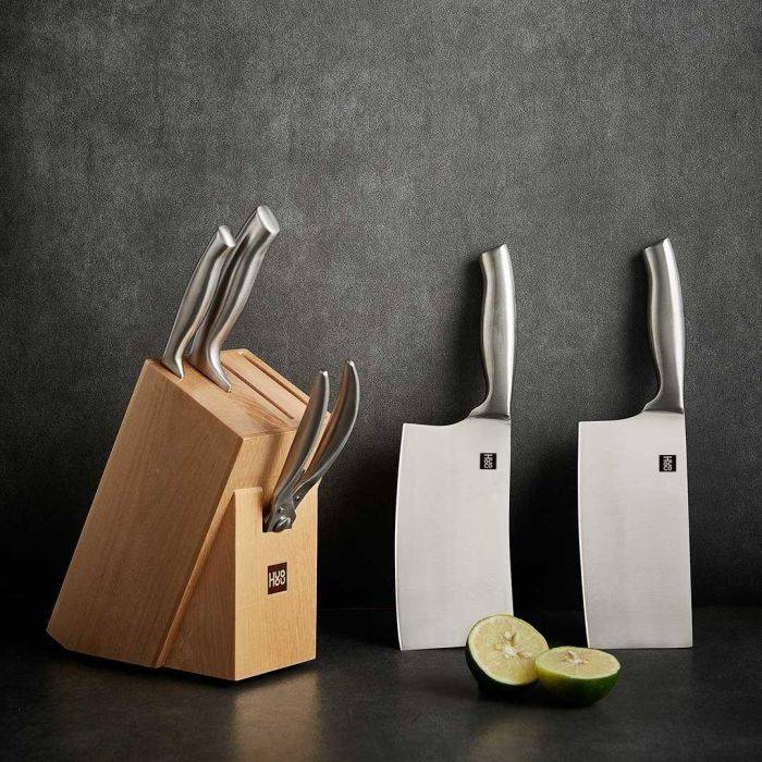 Huohou acél késkészlet 6 darabos