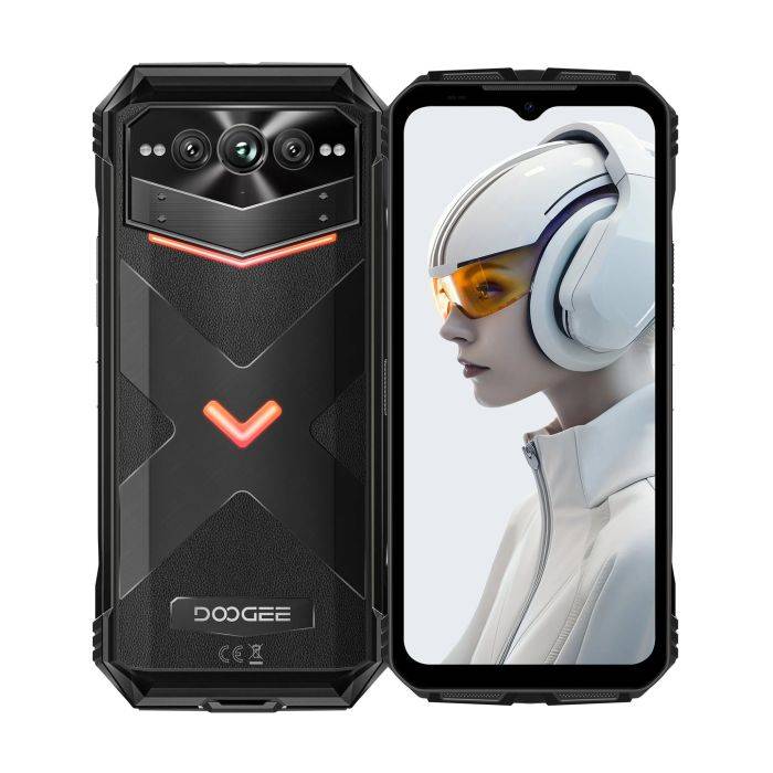 DOOGEE V Max Pro 5G Rugged Smartphone 12GB+512GB 100MP AI Camera 22000mAh 33W 6.58" 120Hz Dimensity 7050 MAX Android 14 NFC【Extra $30 Off with Code】
