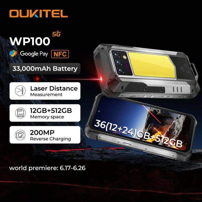 OUKITEL WP100 36gb+512gb 新品 Amazon.com: OUKITEL WP100 5G Rugged