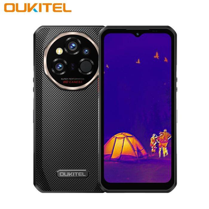 OUKITEL WP55 Ultra Rugged Phone - Thermal Imaging 5G Smartphone, MTK 7025, 48+512GB, 11000mAh, 108MP, 6.6" NFC Android 15【Save Now: $50 Off with Exclusive Code】