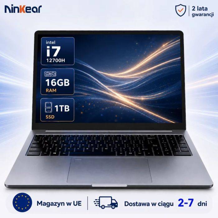 Ninkear N16 Pro 16 hüvelykes laptop Intel Core i7-12700H 16 GB RAM 1 TB SSD 2.5K 120Hz kijelző WiFi 6 ujjlenyomat-feloldás háttérvilágítású billentyűzet Gyors töltés vékony notebook irodai játékhoz üzleti EU csatlakozó
