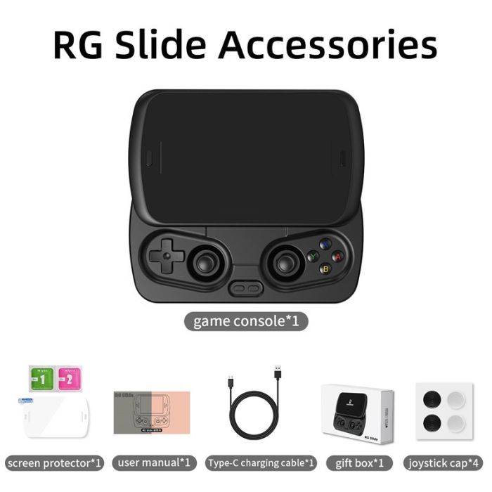 ANBERNIC RG Slide Video Handheld Game Console 4.7" LTPS In-Cell Screen Android 5000mAh Supports WIFI FOTA 1080p