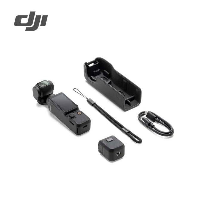 DJI Osmo Pocket 3, 4K 120fps vlogoló kamera 1 hüvelykes CMOS érzékelővel, 3 tengelyes gimbal stabilizátorral, gyors, teljes pixeles fókuszú arc-objektumkövetéssel, 2 hüvelykes forgatható érintőképernyős mini videokamera YouTube-hoz