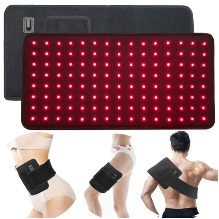 120 LEDs Red Light + Infrared Light Therapy Belt For Back Shoulder Waist Pain Relief AU Plug【Extra $20 Off with Exclusive Code】