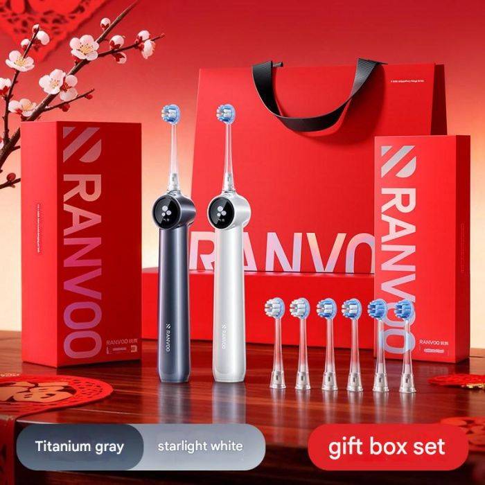RANVOO új PH5 Air Jet elektromos fogkefe ajándékkészlet