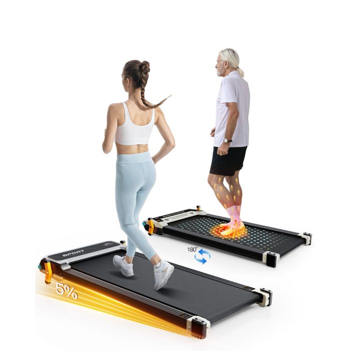 Akluer 520A-A Double-Sided Treadmill with Acupressure Foot Massager Speed 1–6 km/h 150kg Capacity