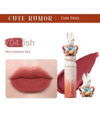 Cute Story, Jade Rabbit Lipstick, Women's Lip Gloss, Japanese Miscellaneous, Gentle Milk Tea, Bean Sand, Toot Lips, Matte Lips, Japanese Plain Face-Y04