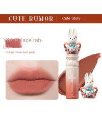 Cute Story, Jade Rabbit Lipstick, Women's Lip Gloss, Japanese Miscellaneous, Gentle Milk Tea, Bean Sand, Toot Lips, Matte Lips, Japanese Plain Face-Y02