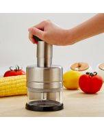 Stainless Steel Vegetable Cutter Kitchen Gadgets Onion Press Garlic Press