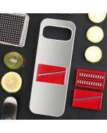C321 Multifunctional Household Kitchen Stainless Steel Vegetables Cutter Potato Grater (Silver)-1