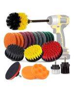 Floor Wall Window Glass Cleaning Descaling Electric Drill Brush Head Set