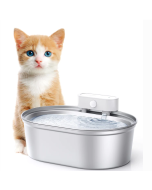 Uah Pet ZERO Stainless Steel Wireless Pet Water Fountain