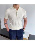 Gentleman classic knit shirt