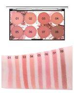 Eight-color blush disc matte long-lasting tan natural nude complexion portable blush rouge disc